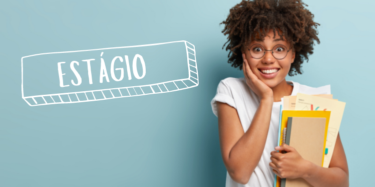 Estagiário trabalhando